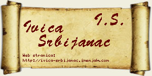 Ivica Srbijanac vizit kartica